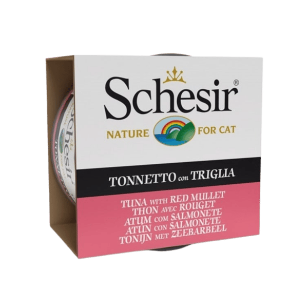 Schesir Jelly Ton Balığı ve Barbun Balığı Jöle İçinde Yetişkin Kedi Konservesi 85gr