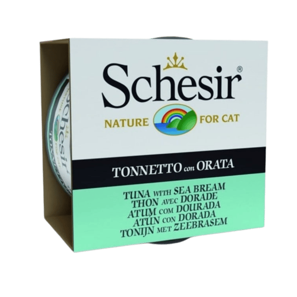 Schesir Jelly Ton Balığı ve Çipura Jöle İçinde Yetişkin Kedi Konservesi 85gr