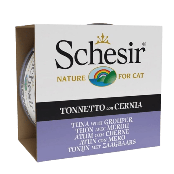 Schesir Jelly Ton Balığı ve Orfoz Balığı Jöle İçinde Yetişkin Kedi Konservesi 85gr
