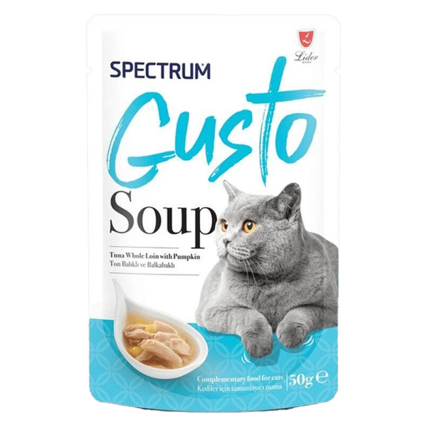 Spectrum Gusto Ton Balıklı ve Bal Kabaklı Kedi Çorbası 50gr