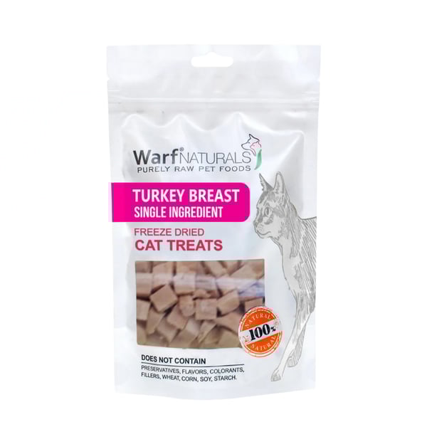 Warf Naturals Freeze Dried Hindi Göğüs Kedi Ödülü 40 gr