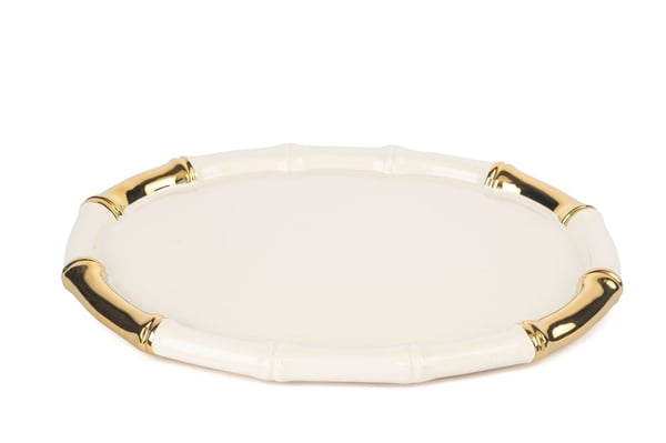 Bambu Gold Krem Oval Servis