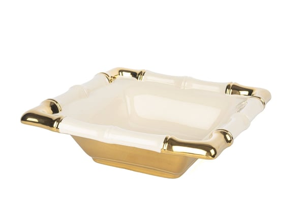 Bambu Gold Krem Servis Kasesi