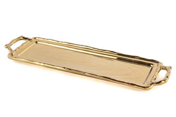 Gold Servis Tabağı