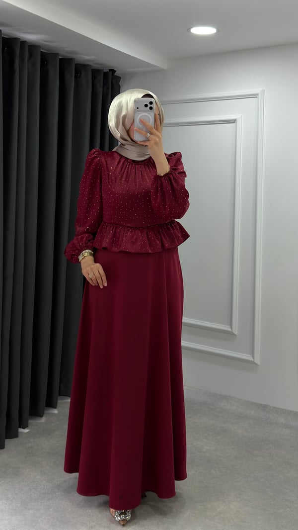 Aygül Elbise | Bordo