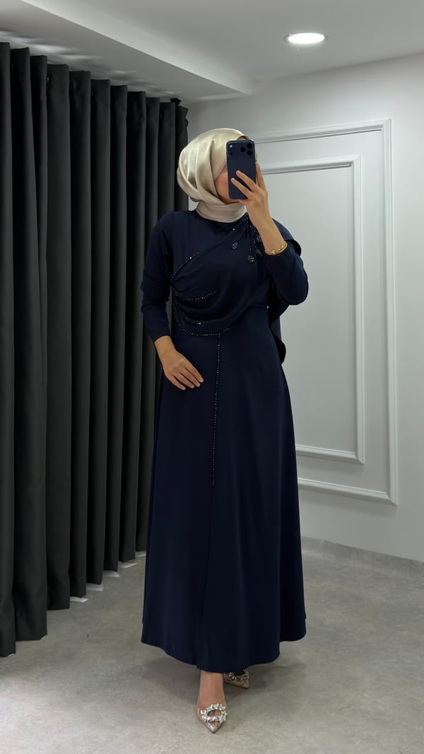Fahriye Elbise | Lacivert