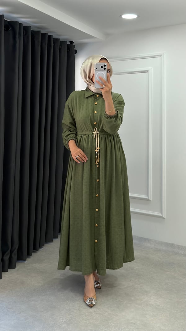 Fazilet Elbise | Yeşil