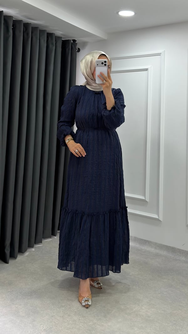 Gülce Elbise | Lacivert