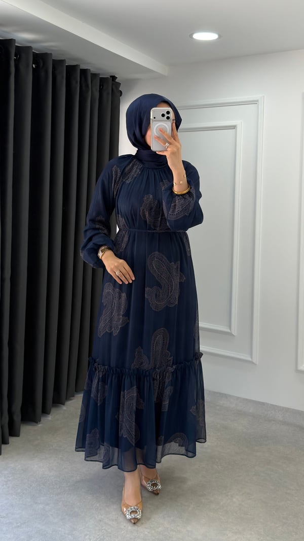 Hanife Elbise | Lacivert