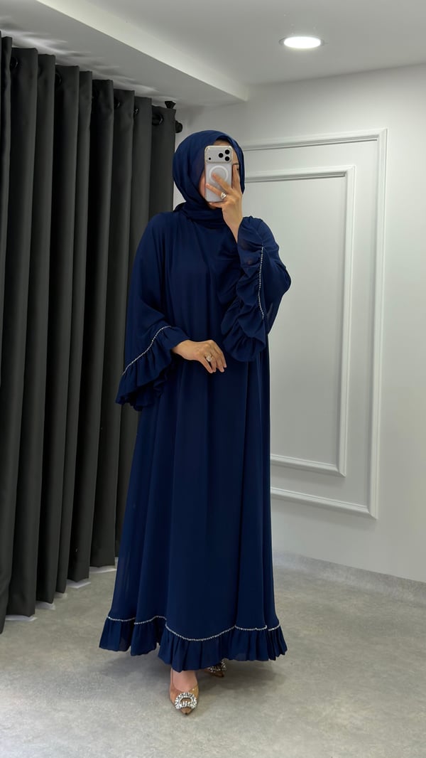 Hüda Elbise | Lacivert