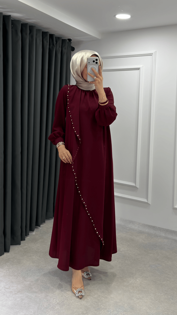 Mahinur Elbise | Bordo