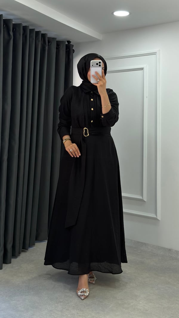 Erva Elbise | Siyah