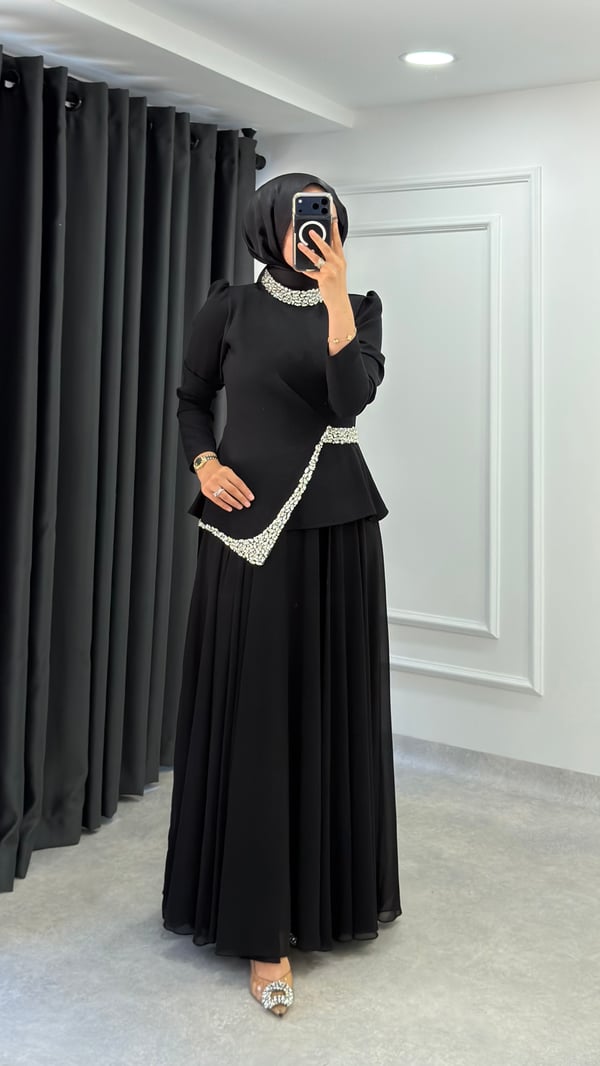 Nesrin Elbise | Siyah