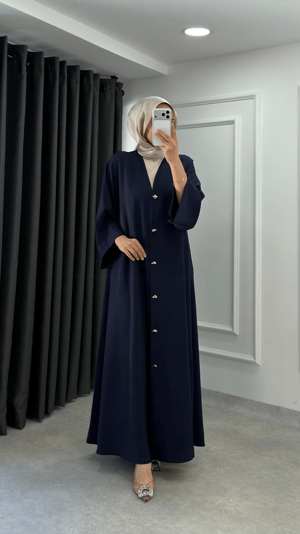 Nilüfer Abaya | Lacivert