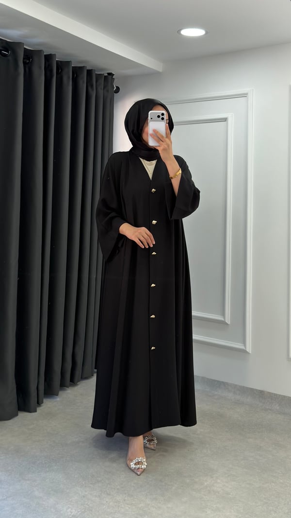 Nilüfer Abaya | Siyah