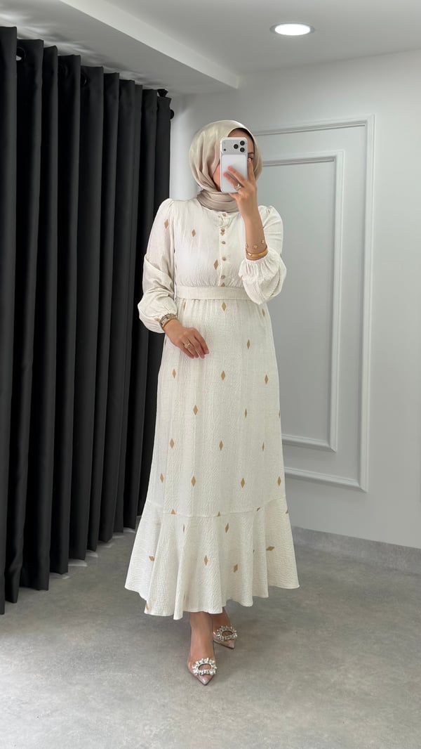 Rüya Elbise | Bej