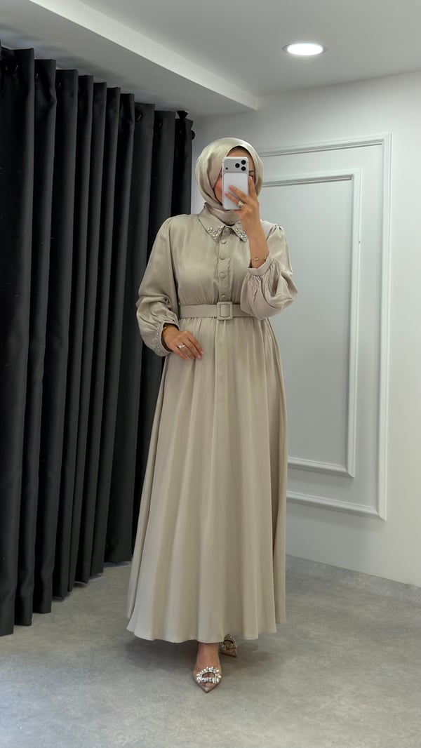 Zeynep Elbise | Bej