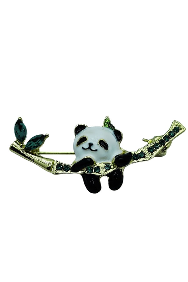 Bambu Sevdalısı Panda Broş