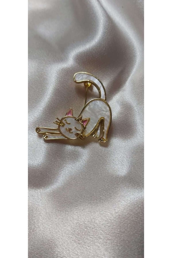 Bastet Kedi Broş Yaka İğnesi