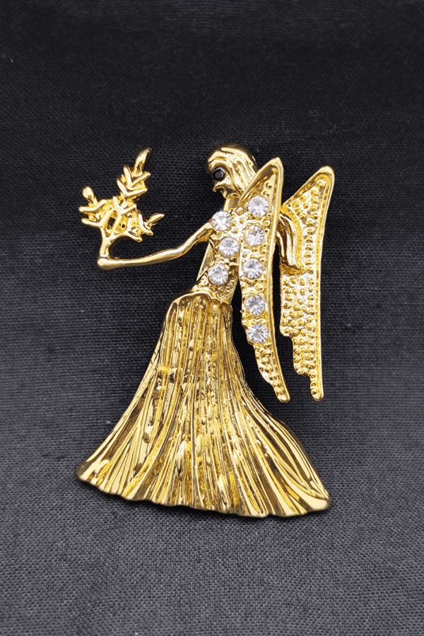 GracefulVirgo Başak Broşu