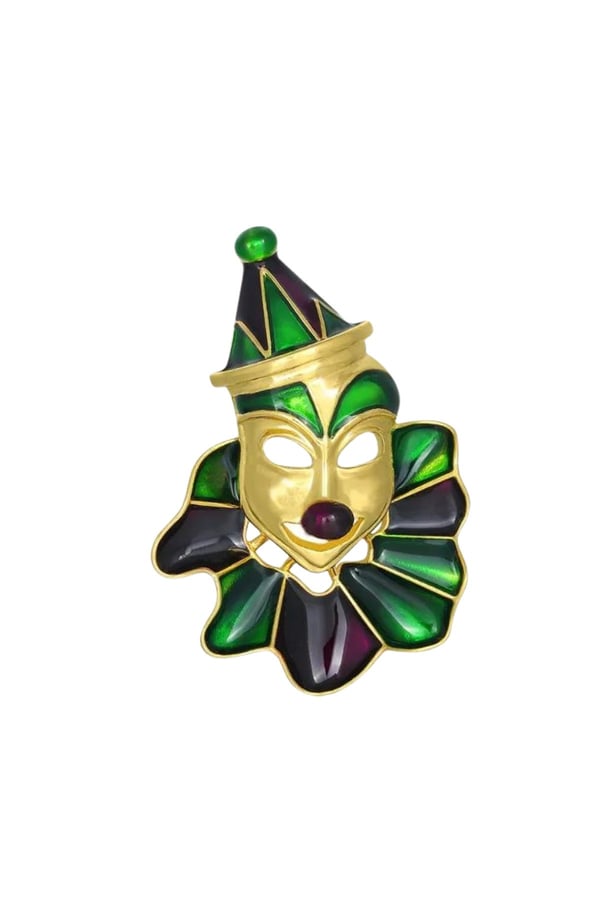Karnaval Maskesi Broşu