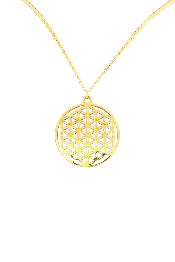 Sacred Bloom – Yaşam Çiçeği Sembol Kolye