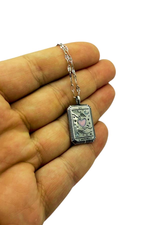 Tarot Aşıklar Kolye