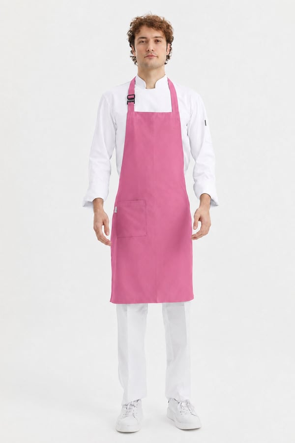 Ayarlananbilir Askılı Alpaka Pembe Boy Önlük