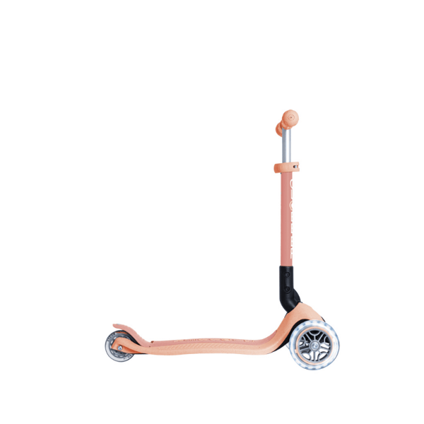 Globber Junior Ecologic Katlanabilir Işıklı Scooter - Peach