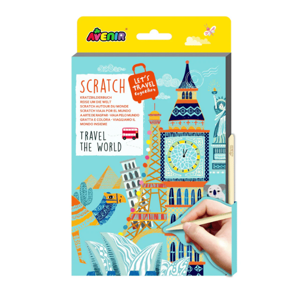 Avenir Mini Kazıma Kartları - Travel the World