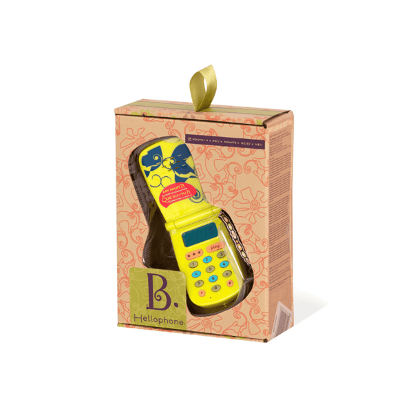 B.Toys Hellophone Ses Kayıtlı, Müzikli Telefon - Yeşil