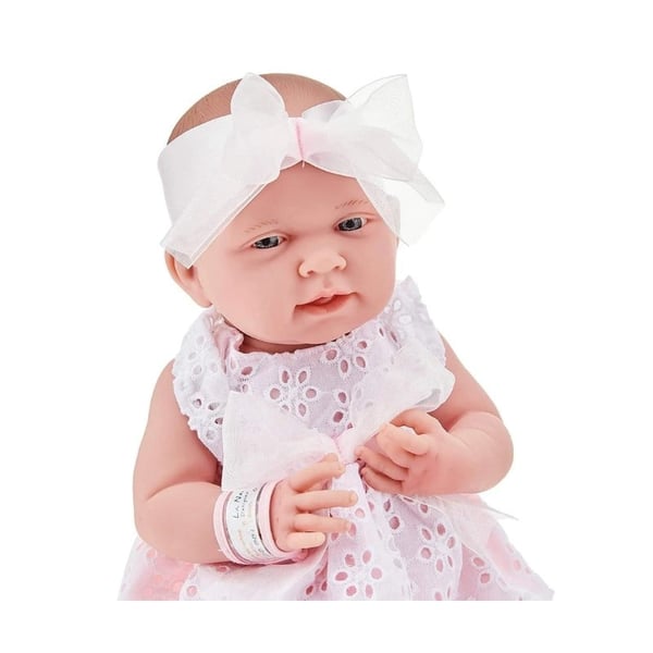 Berenguer Gerçekçi Yenidoğan Oyuncak Kız Bebek 38 cm ve Pembe Tavşan