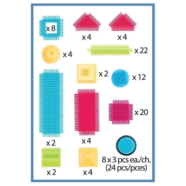 Bristle Blocks Yapı Oyuncakları - Yaratıcı Set - 112 Parça