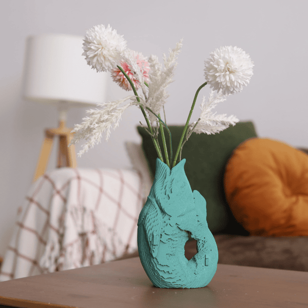 Cartonic 3D Puzzle - FISH VASE