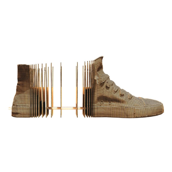 Cartonic 3D Puzzle - HIGH TOP SNEAKER