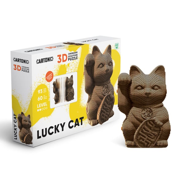 Cartonic 3D Puzzle - LUCKY CAT