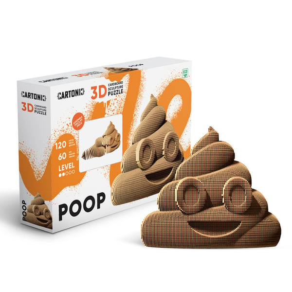 Cartonic 3D Puzzle - POOP