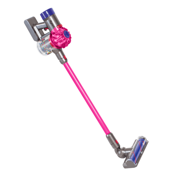Casdon - Oyuncak Dyson Kablosuz Elektrikli Süpürge - Pembe