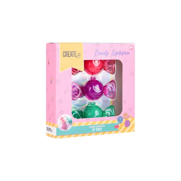 Create It 3lü Dudak Balmı Seti - Candy Explosion