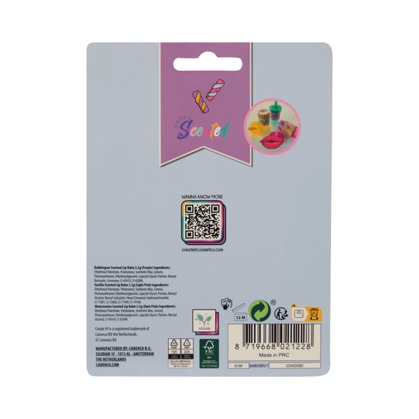 Create It Dudak Balmı Seti - Pipetli Bardaklar - Candy Explosion