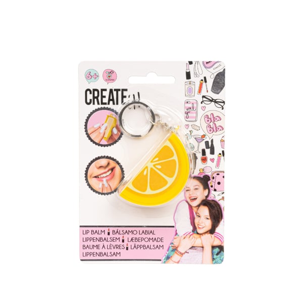 Create It Kokulu Dudak Balmı Anahtarlık - Limon