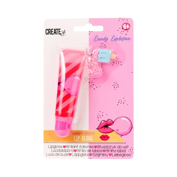 Create It Süslü Dudak Parlatıcısı - Pembe - Candy Explosion