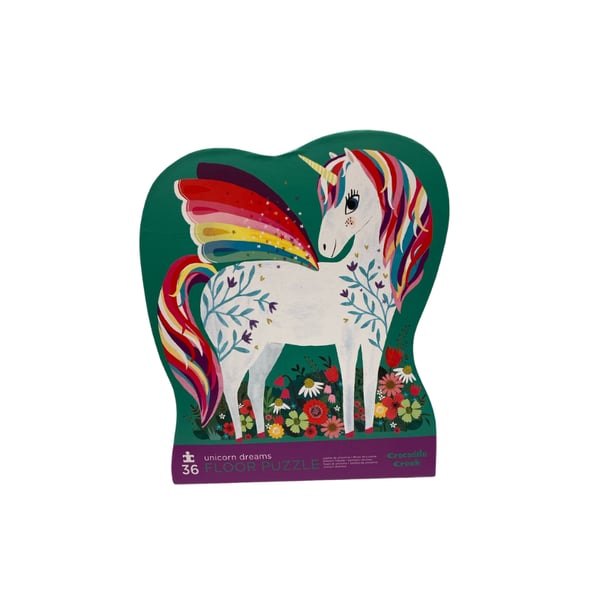 Crocodile Creek Dekoratif Puzzle - 36 Parça - Unicorn