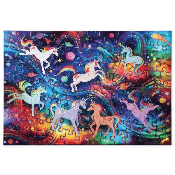 Crocodile Creek Puzzle - 100 Parça - Unicorn Galaksi