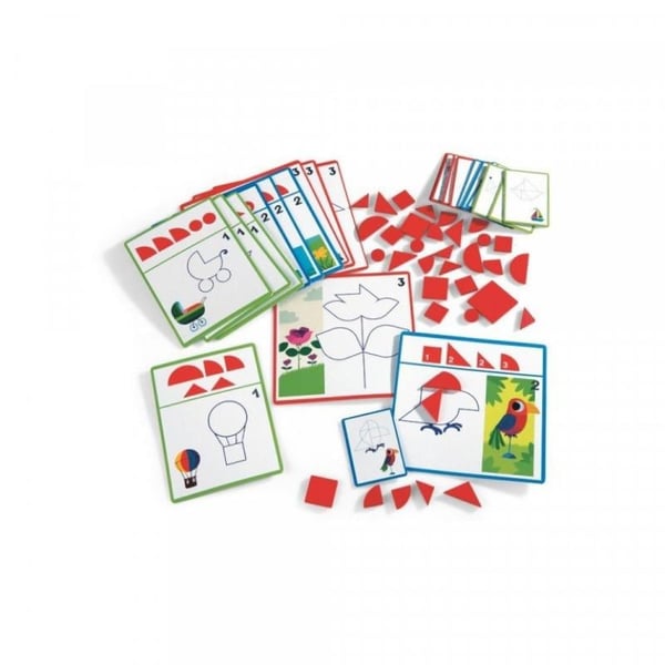 Djeco Beceri Oyunları - Eduludo Shapes