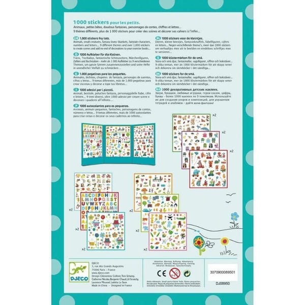 Djeco Çıkartmalar - 1000 Stickers For Little Ones