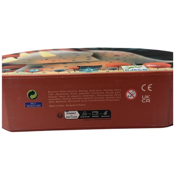 Djeco Dekoratif Puzzle 24 Parça - Teo the Dinosaur