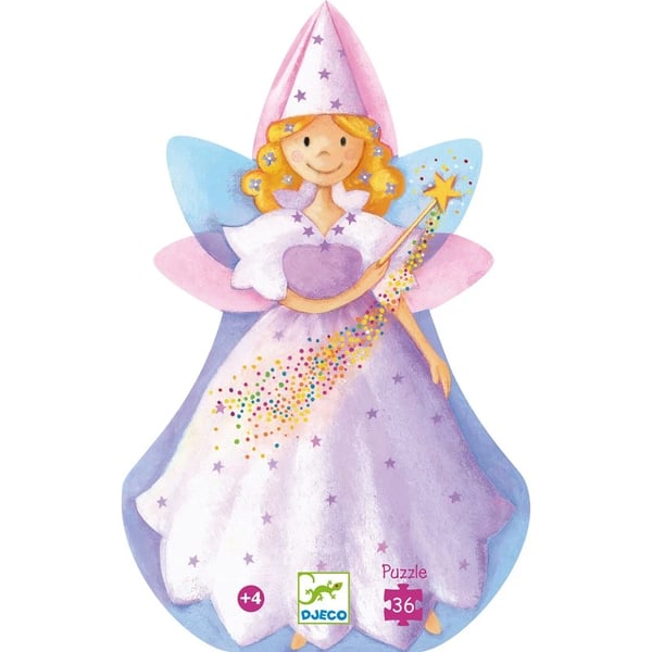 Djeco Dekoratif Puzzle 36 Parça - The Fairy And The Unicorn