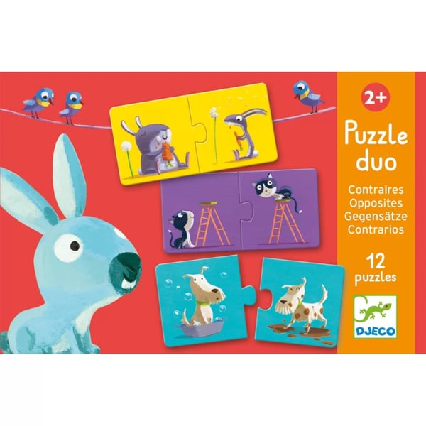 Djeco İkili Puzzle - Duo Opposites