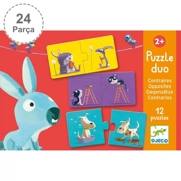 Djeco İkili Puzzle - Duo Opposites